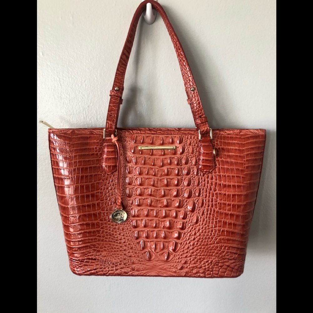 Brahmin Asher Rose Quartz Tote Handbag Like New